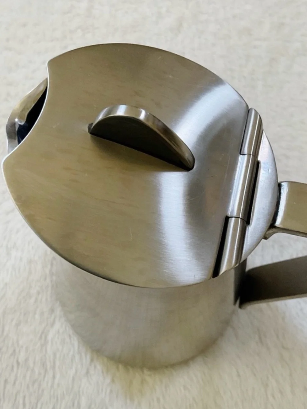 Vintage Alessi 4071 Creamer Pitcher 18/8 Stainless Steel Italy Modernist
